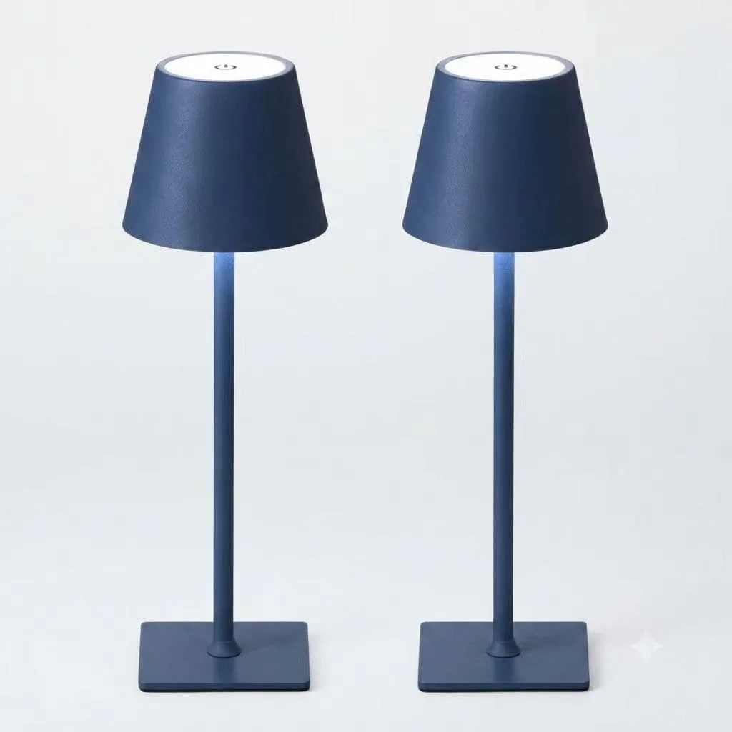 4 Pack Gold Led Cordless Table Lamps-Rechargeable Lamp Set of 4 - Image 6