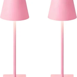 Alternative view of 4 Pack Gold Led Cordless Table Lamps-Rechargeable Lamp Set of 4
