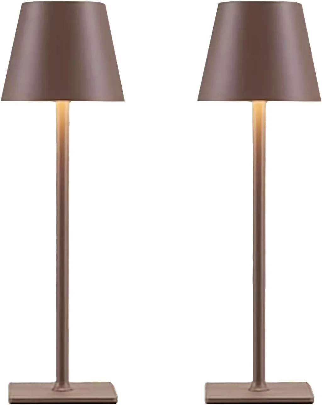 4 Pack Gold Led Cordless Table Lamps-Rechargeable Lamp Set of 4 - Image 4