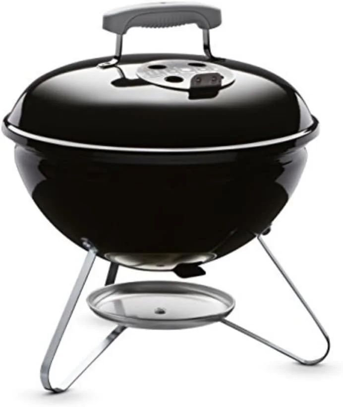 Weber Smokey Joe 14 Charcoal Grill, Portable Compact Charcoal BBQ Kettle with Tuck‑N‑Carry® Lid Lock & Durable - Image 2
