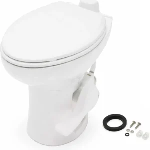 Alternative view of SEAFLO RV Toilet, 18.4 Residential Height, Fits Most RVs (9.5 Rough-In), 2-Bolt Mount, SFRTPH-01-01