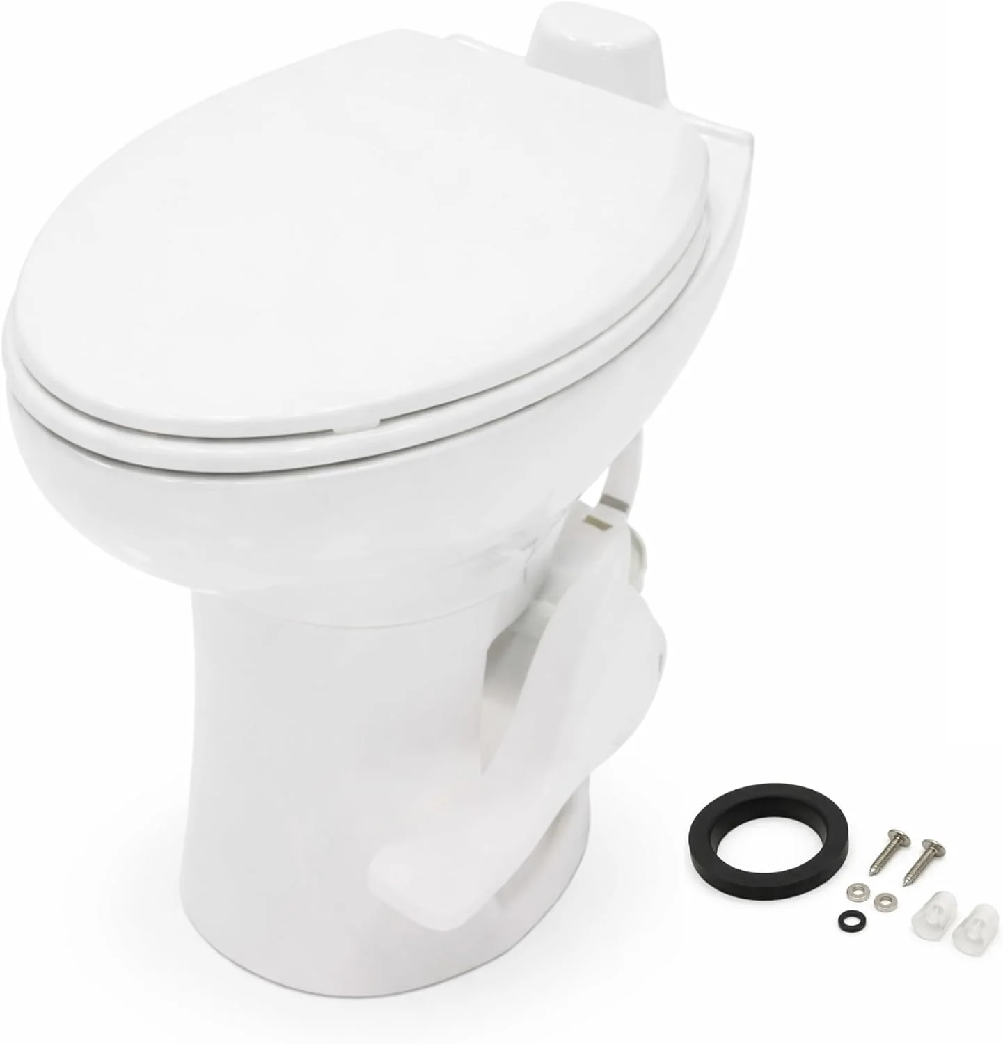 SEAFLO RV Toilet, 18.4 Residential Height, Fits Most RVs (9.5 Rough-In), 2-Bolt Mount, SFRTPH-01-01 - Image 2