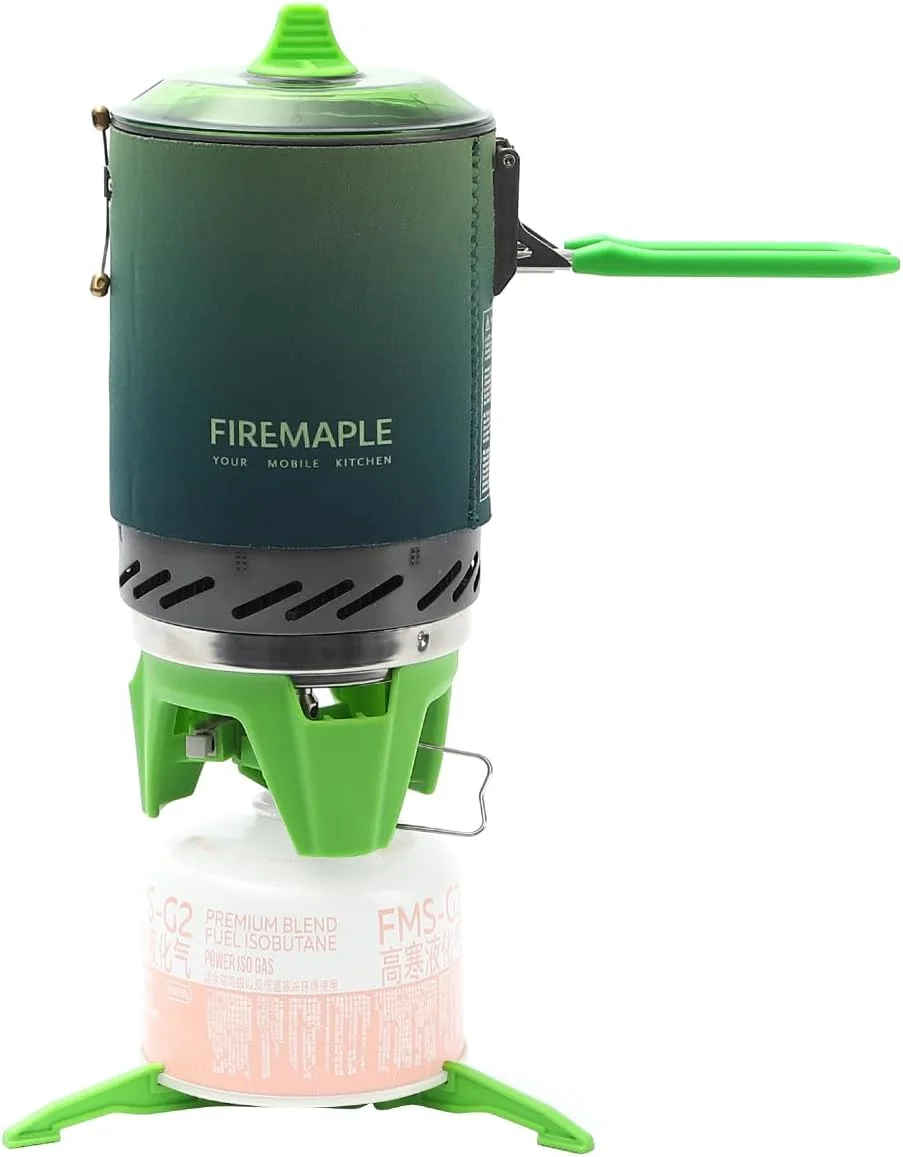Fire-Maple Fixed Star 2 Pro Backpacking Camping Stove System, Black 19.8oz, 30% Faster Boil with HX Base - Image 2