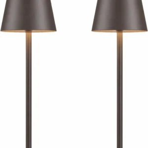Yogaret 4 Pack Gold Rechargeable Led Cordless Table Lamps