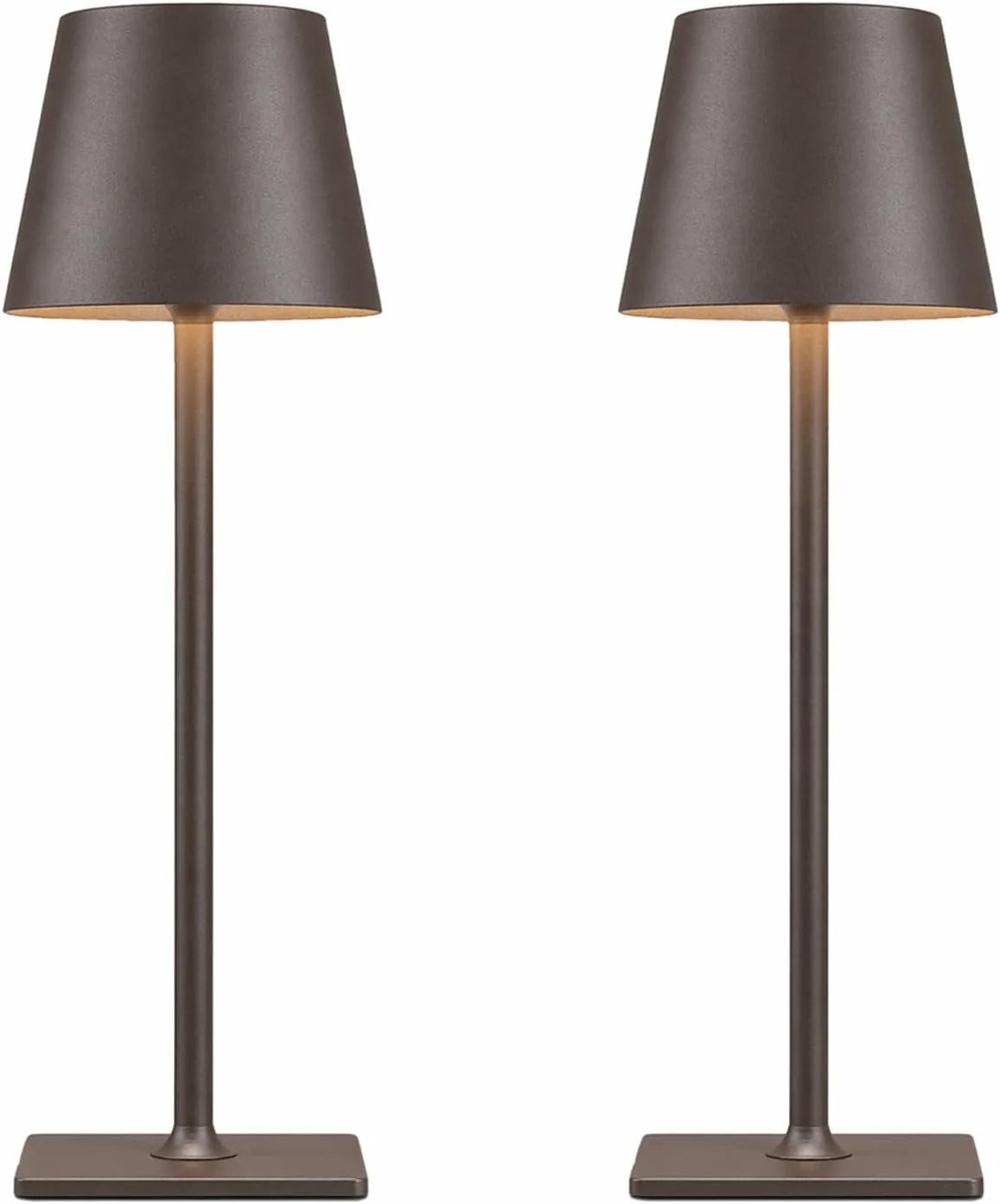 Yogaret 4 Pack Gold Rechargeable Led Cordless Table Lamps