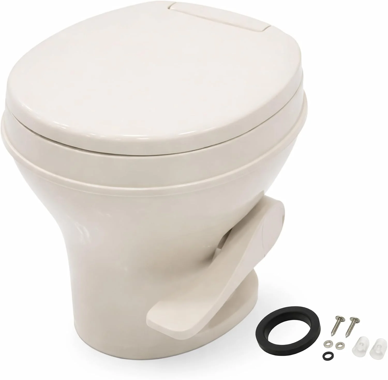 SEAFLO RV Toilet, 18.4 Residential Height, Fits Most RVs (9.5 Rough-In), 2-Bolt Mount, SFRTPH-01-01 - Image 5