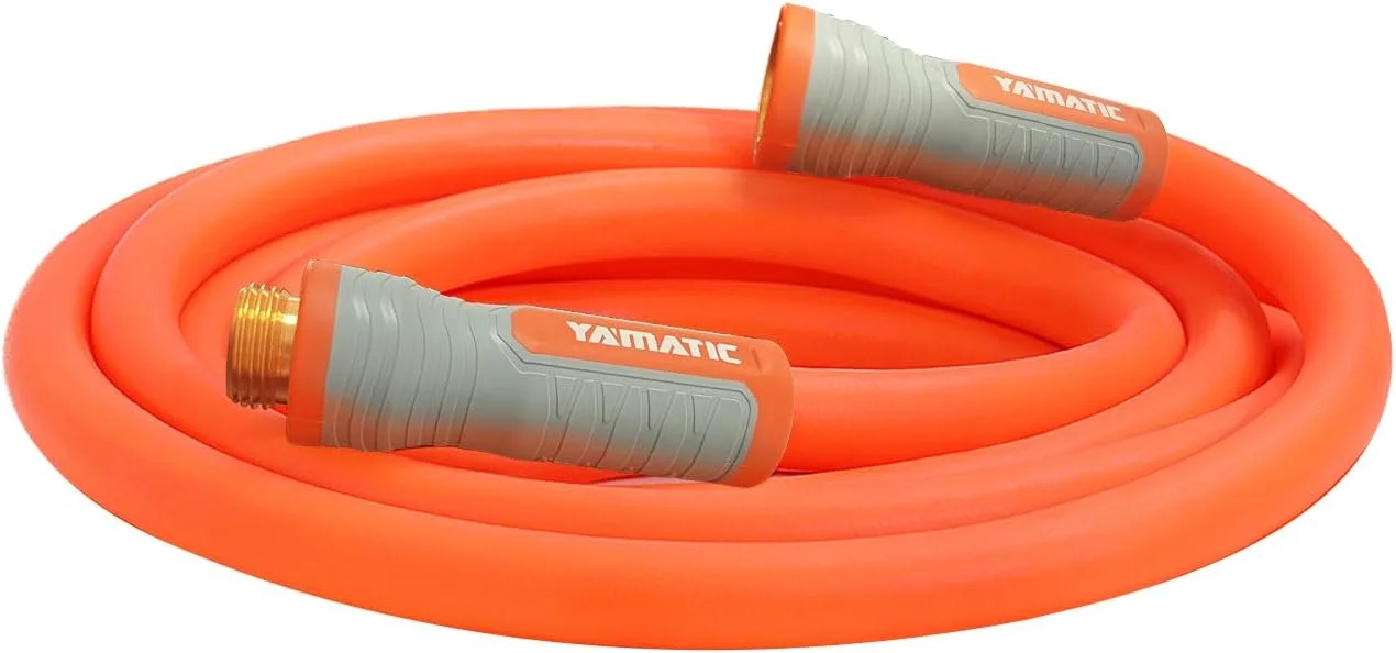 YAMATIC Flexible Garden Hose 5/8 x 75ft, 360° Swivel Handle, Burst 600 PSI, 75 Foot Heavy Duty Water Hose for - Image 15