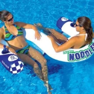 Alternative view of Sportsstuff Noodler 1 Inflatable Floating Lounge Chair with Cup Holder, Red & White