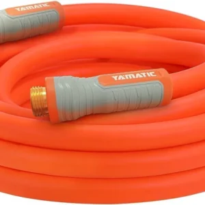 Alternative view of YAMATIC Flexible Garden Hose 5/8 x 75ft, 360° Swivel Handle, Burst 600 PSI, 75 Foot Heavy Duty Water Hose for