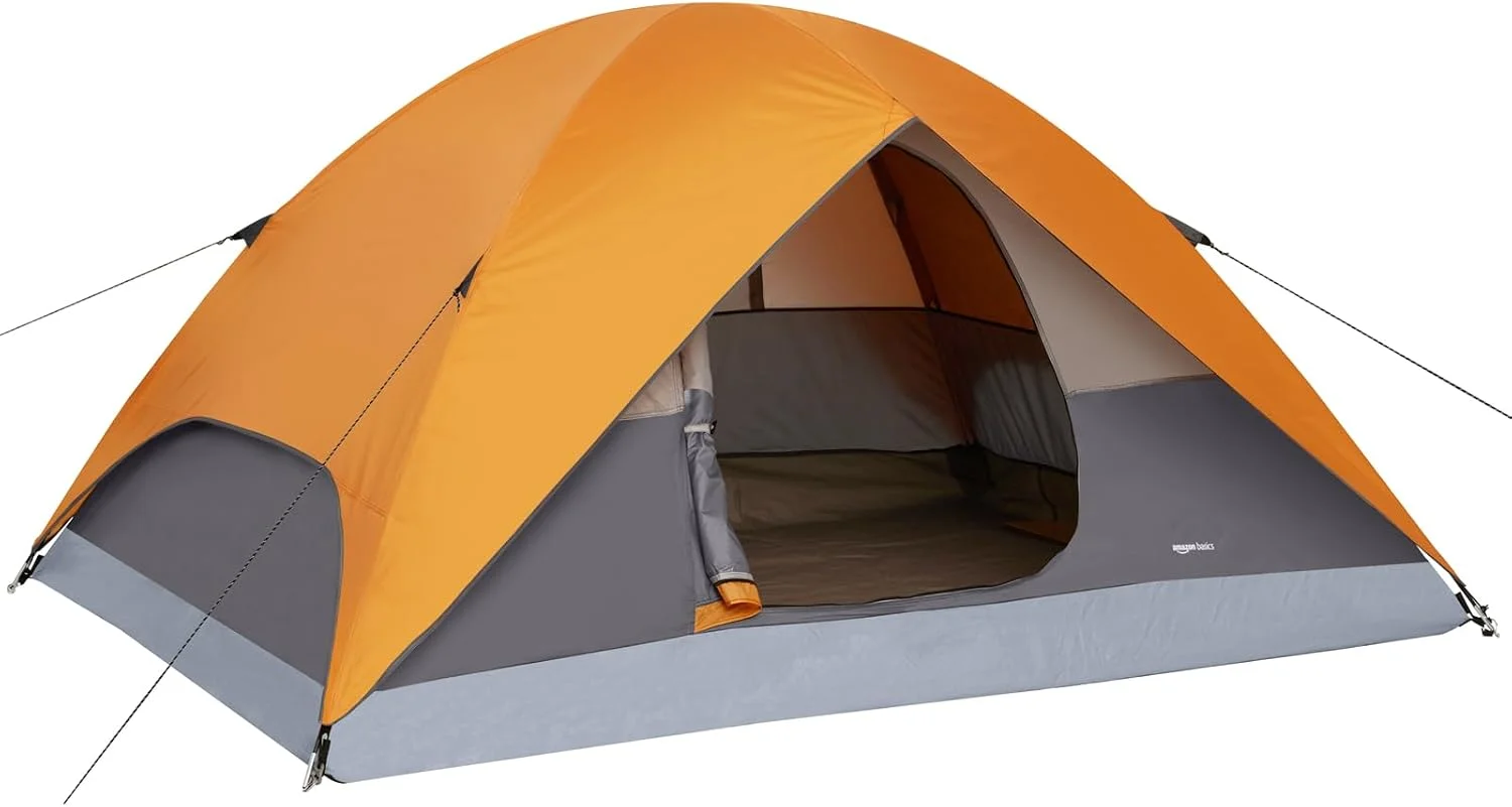 Amazon Basics Camping Tent, 3-Season Dome Design with Rainfly - Image 2