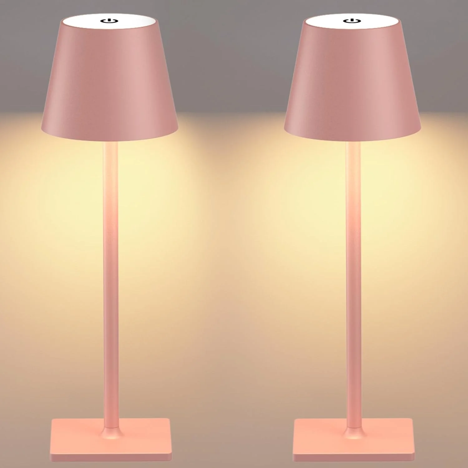 Yogaret 4 Pack Gold Rechargeable Led Cordless Table Lamps - Image 2