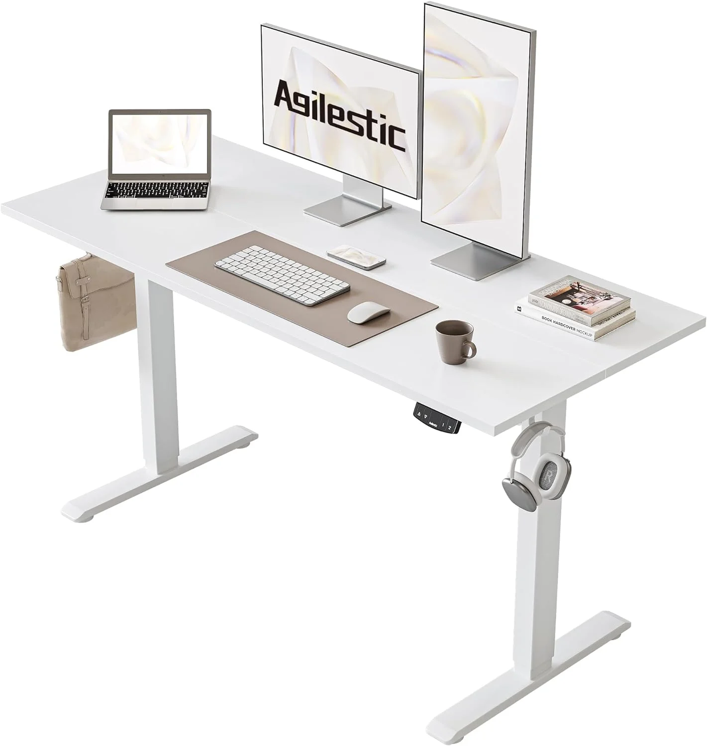 Agilestic Electric Standing Desk, 48 x 24 Inches Height Adjustable Desk - Image 26