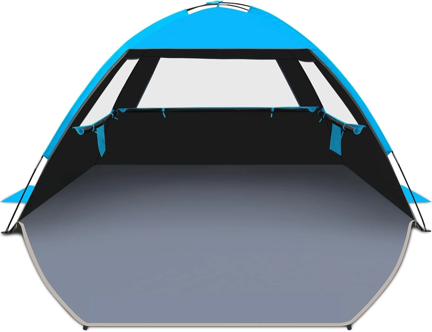 Gorich Beach Tent Sun Shelter for 3/4/6/8/10 Person with UPF 50+ UV Protection, Lightweight & Easy Setup Beach Shade - Image 4