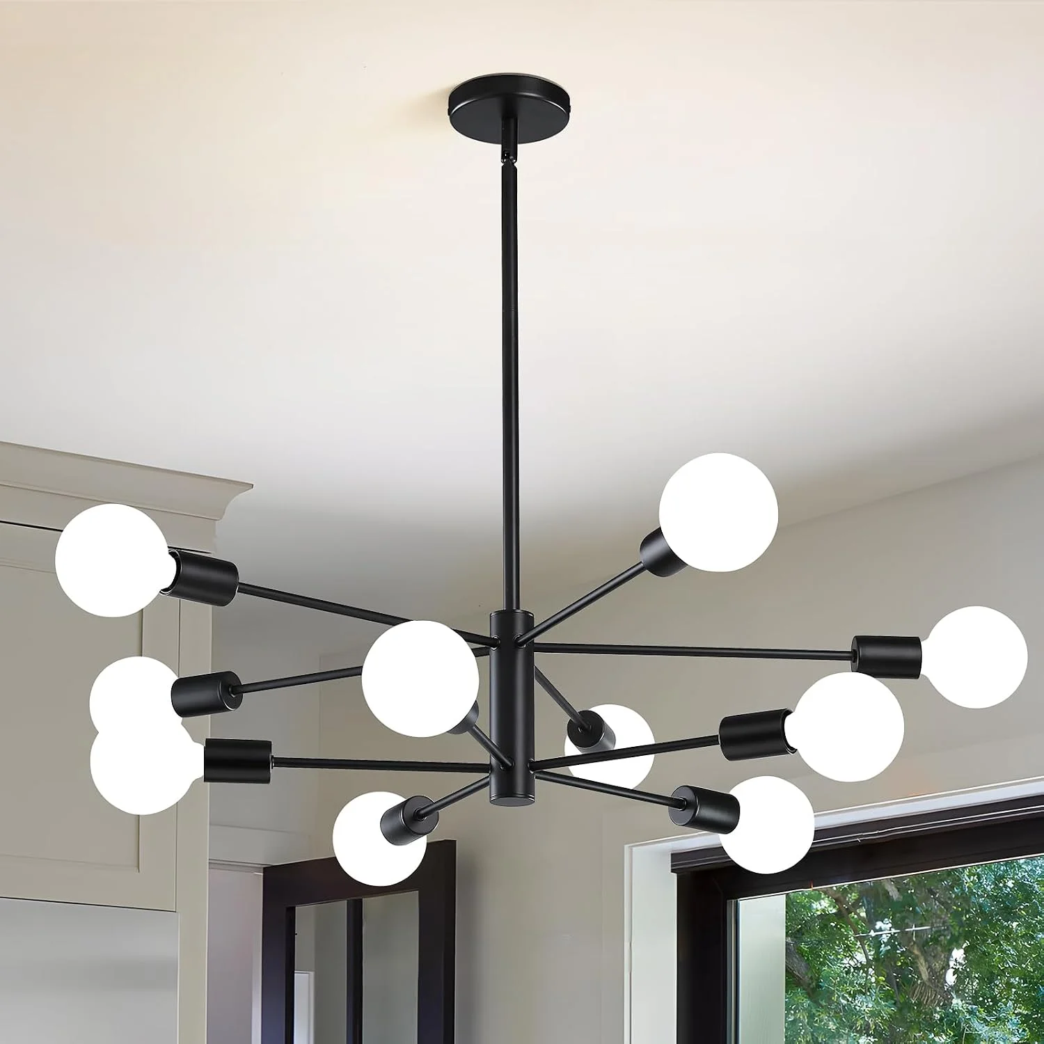 RUIYEY Modern Sputnik Chandeliers Light - Image 3