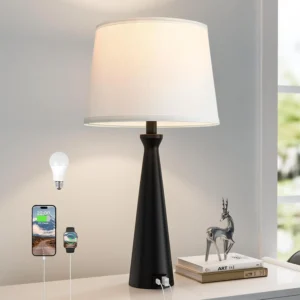 Alternative view of Seealle Modern Table Lamps Set of 2, Dimmable, Bulb Included