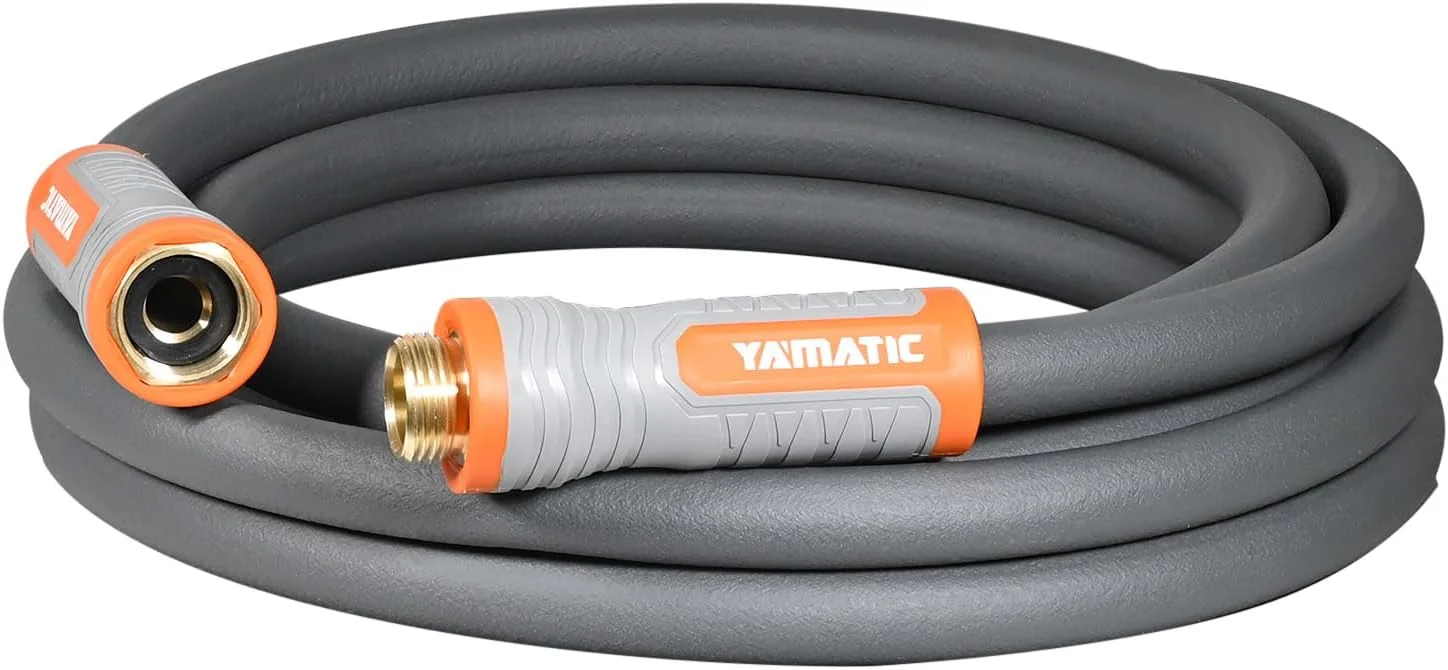 YAMATIC Flexible Garden Hose 5/8 x 75ft, 360° Swivel Handle, Burst 600 PSI, 75 Foot Heavy Duty Water Hose for - Image 11