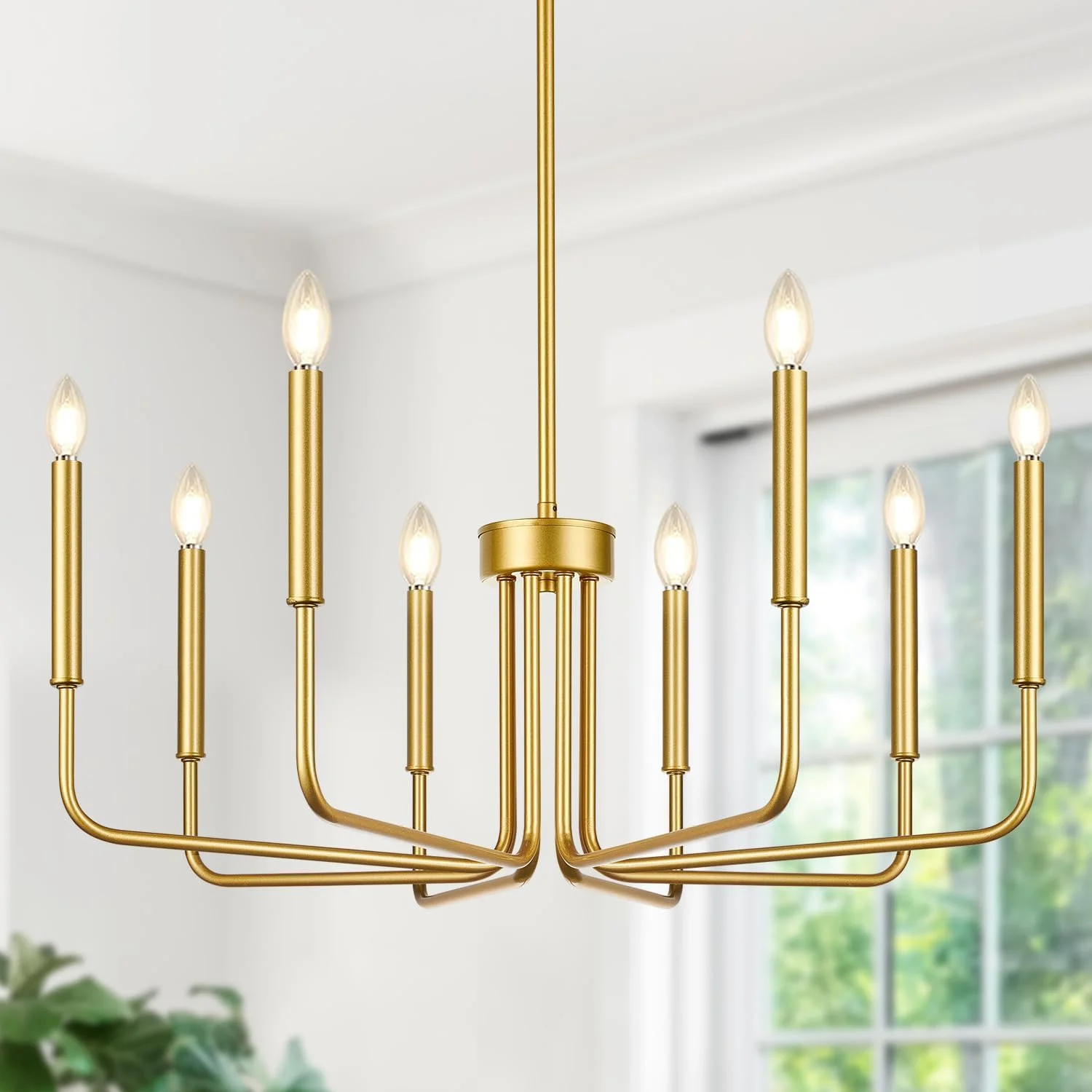 6-Light Farmhouse Chandelier for Dining Room Lighting Fixtures Hanging - Image 3