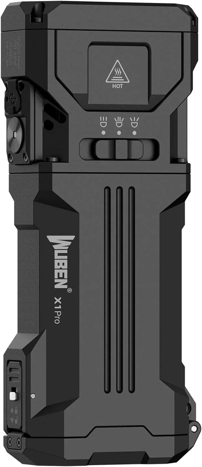 WUBEN X1Pro Rechargeable Flashlights high lumens, Super Bright Flashlight 12300 lumens, IP65 Portable Flash Light for - Image 5