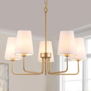 AMZASA Farmhouse Chandelier, Farmhouse Linear Island Lighting Fixture for Kitchen