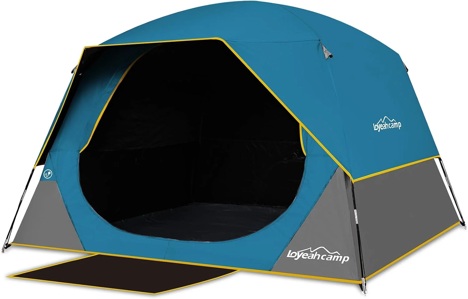 LOYEAHCAMP Tent 4/6 Person Blackout Camping Tent with Rainfly, Waterproof Portable Double Layer Family Dome Tent for - Image 2
