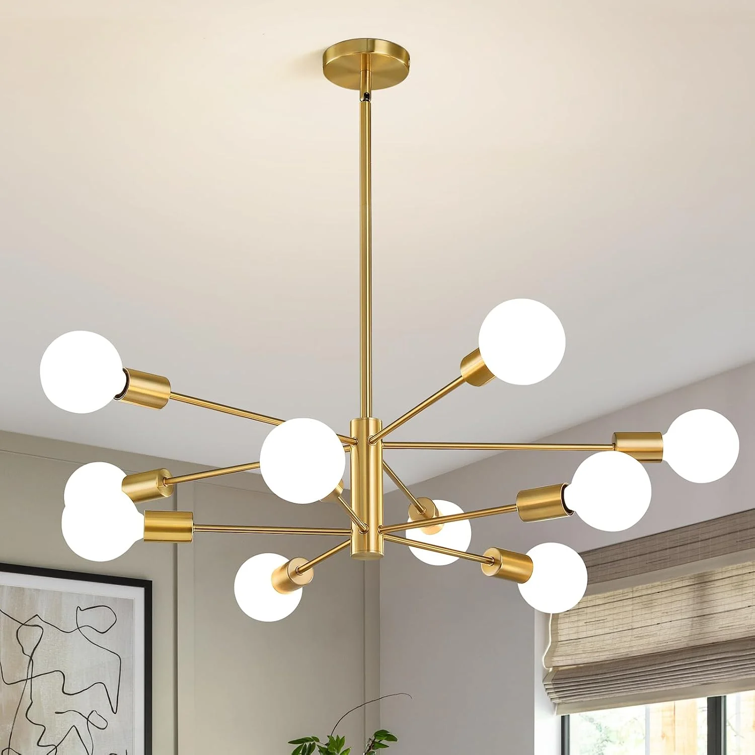RUIYEY Modern Sputnik Chandeliers Light - Image 2