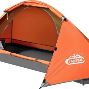 Alternative view of camppal 1 Person Tent for Camping Hiking Mountain Hunting Backpacking Tents 4 Season Resistance to Windproof Rainproof