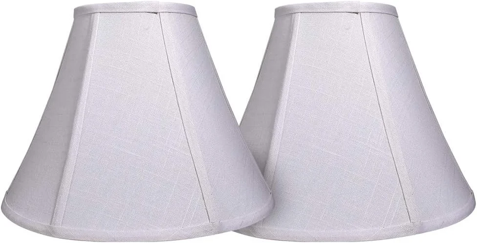 Double Brown Lamp Shade Set of 2 - Image 5