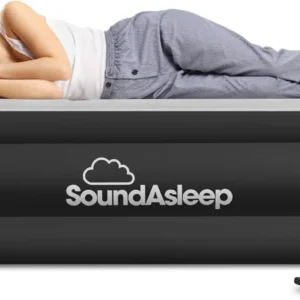 Alternative view of SoundAsleep Dream Series Luxury Air Mattress with ComfortCoil Technology & Built-in High Capacity Pump for Home &