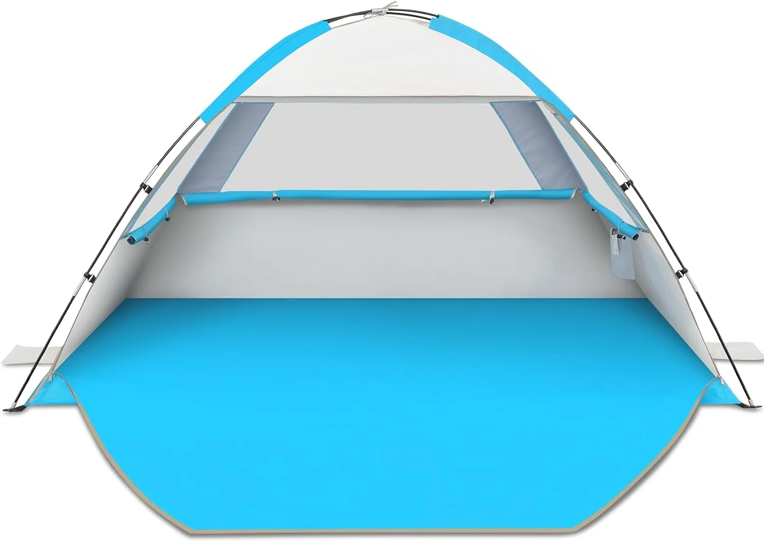 Gorich Beach Tent Sun Shelter for 3/4/6/8/10 Person with UPF 50+ UV Protection, Lightweight & Easy Setup Beach Shade - Image 13
