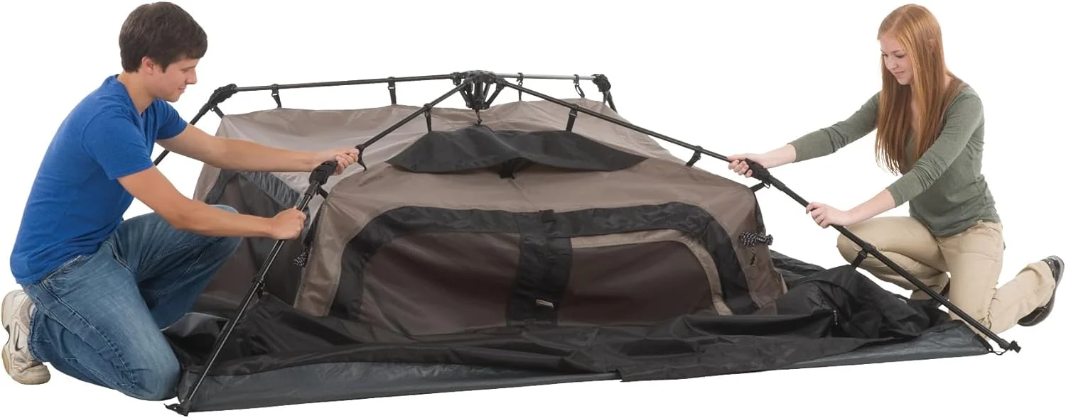 Coleman 4/6/8/10 Person Instant Camping Tent with 1-Minute Setup, Large Family Tent with Pre-Attached Poles - Image 6