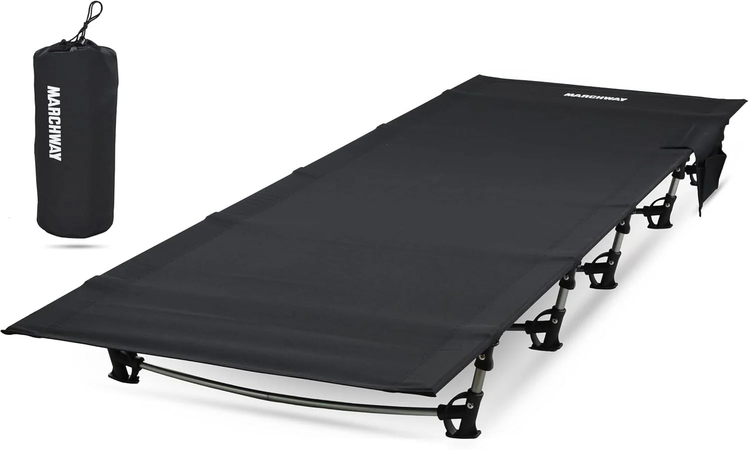 MARCHWAY Ultralight Folding Tent Camping Cot Bed, Portable Compact for Outdoor Travel - Image 3