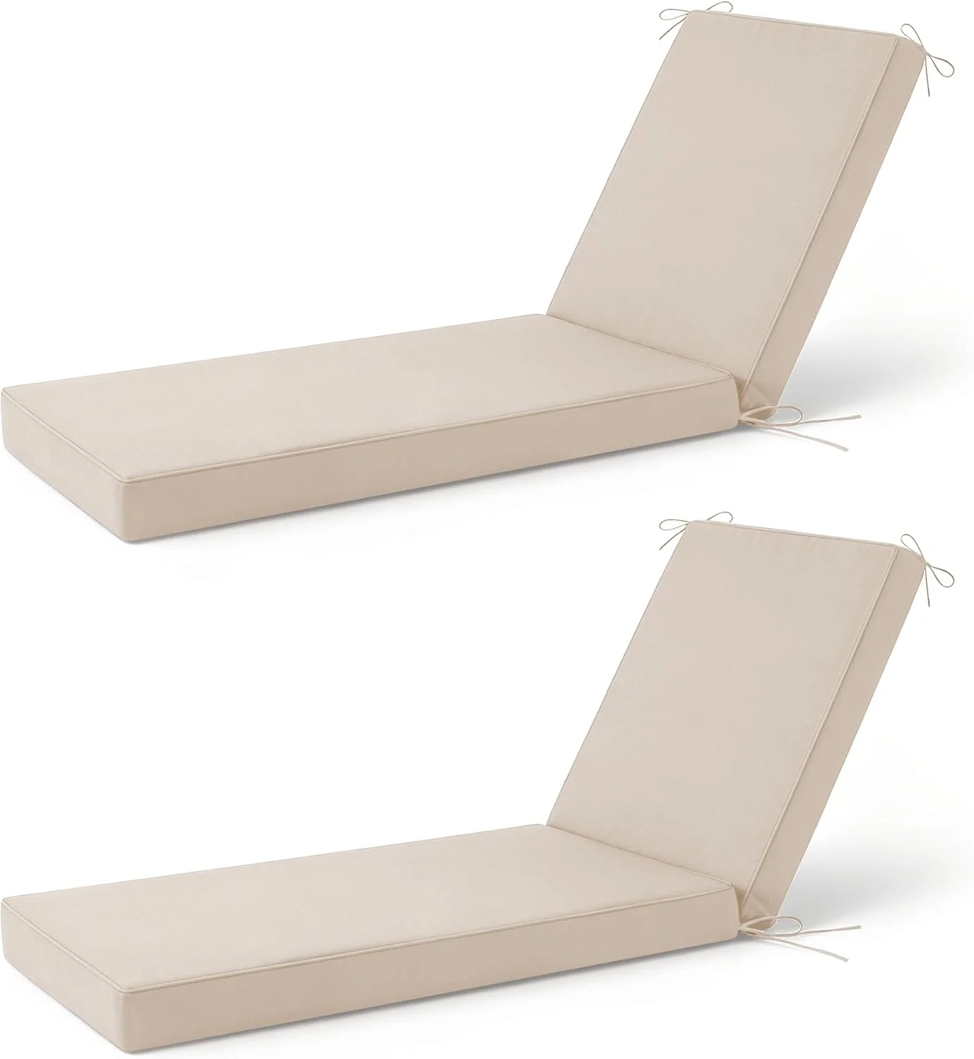 Aegisun Chaise Lounge Cushions Outdoor, 72x 21x 3 Inch Waterproof & Fade-Resistant Lounge Chair Cushion - Image 2
