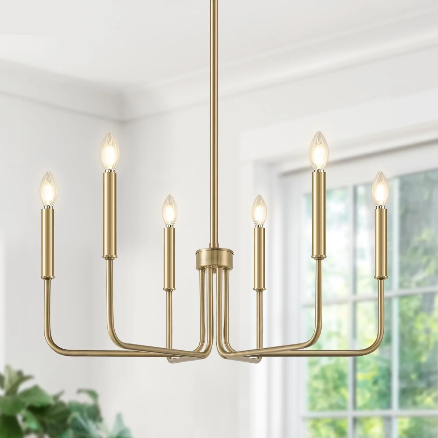 6-Light Farmhouse Chandelier for Dining Room Lighting Fixtures Hanging - Image 13