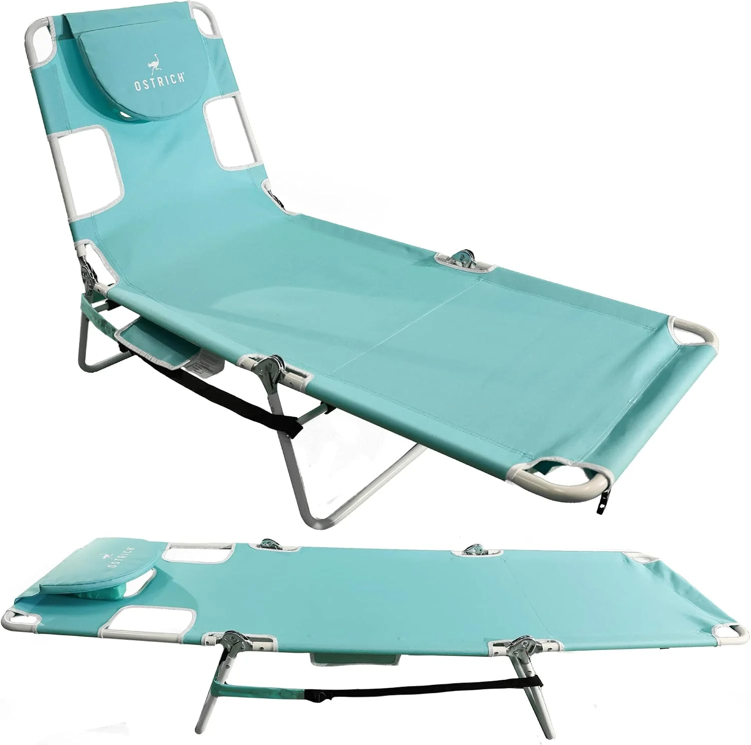 Ostrich the Ladies Comfort Lounger with Chest Support, Foldable and Portable Reclining Outdoor Patio Beach Lawn Camping - Image 6