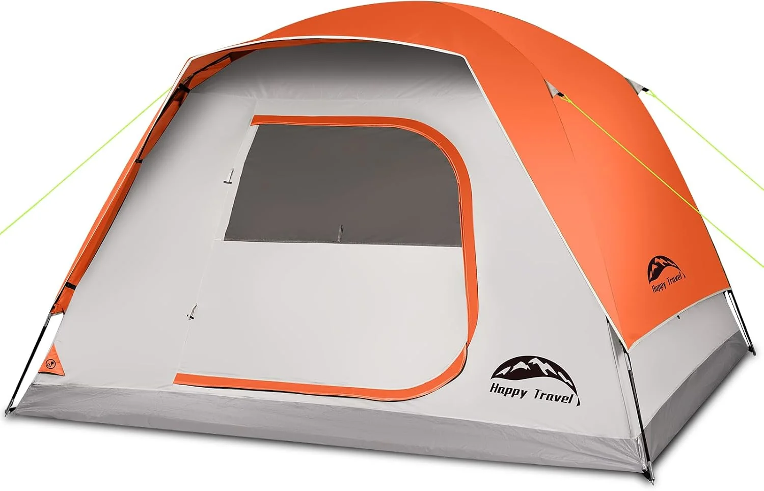 Happy Travel Camping Tent, 4/6 Person Dome Tents for Camping with Rainfly, Waterproof Clip Easy Setup Portable Family - Image 6