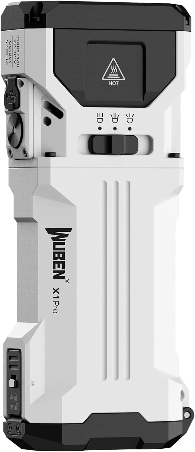 WUBEN X1Pro Rechargeable Flashlights high lumens, Super Bright Flashlight 12300 lumens, IP65 Portable Flash Light for - Image 3