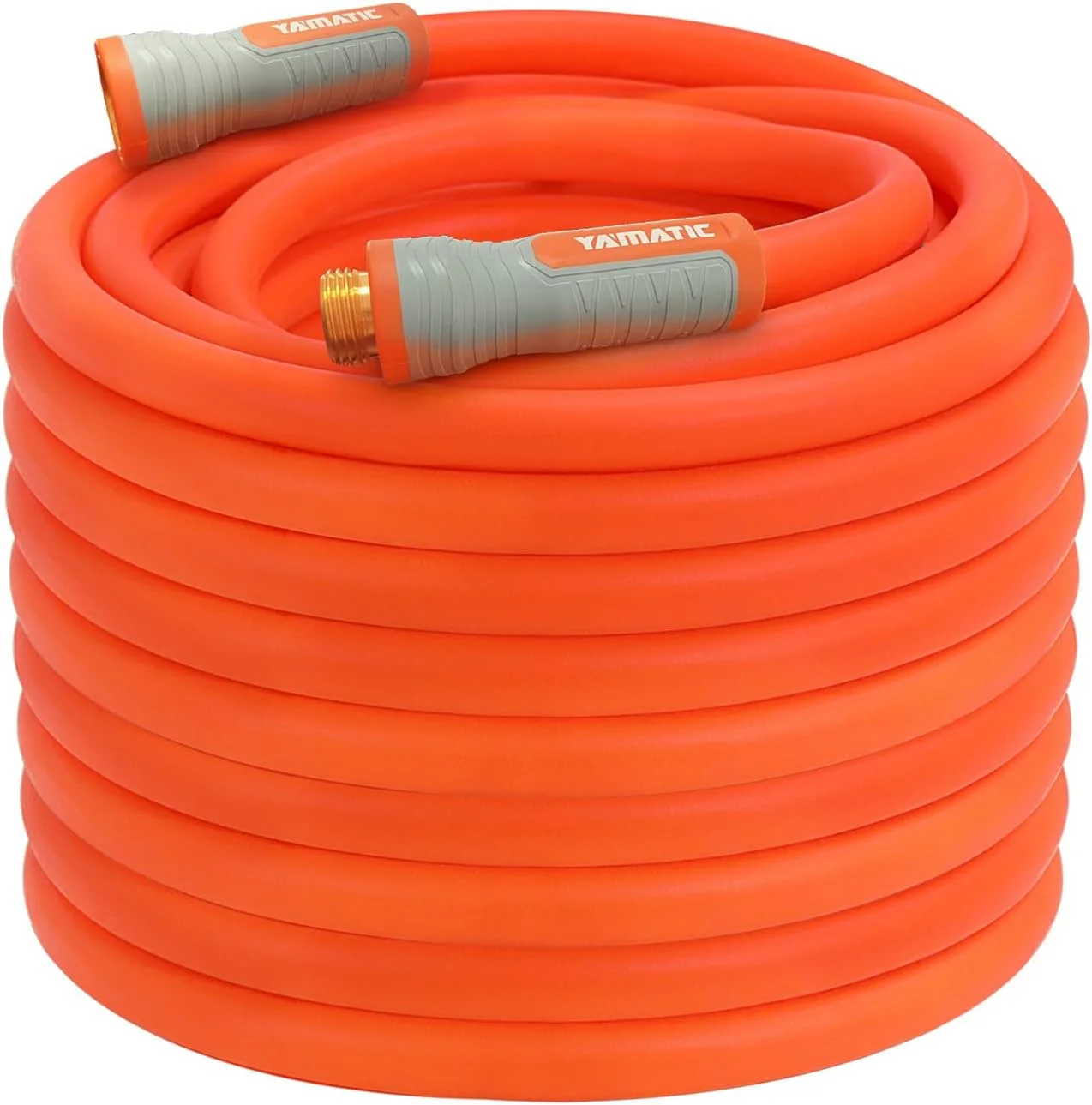 YAMATIC Flexible Garden Hose 5/8 x 75ft, 360° Swivel Handle, Burst 600 PSI, 75 Foot Heavy Duty Water Hose for - Image 12