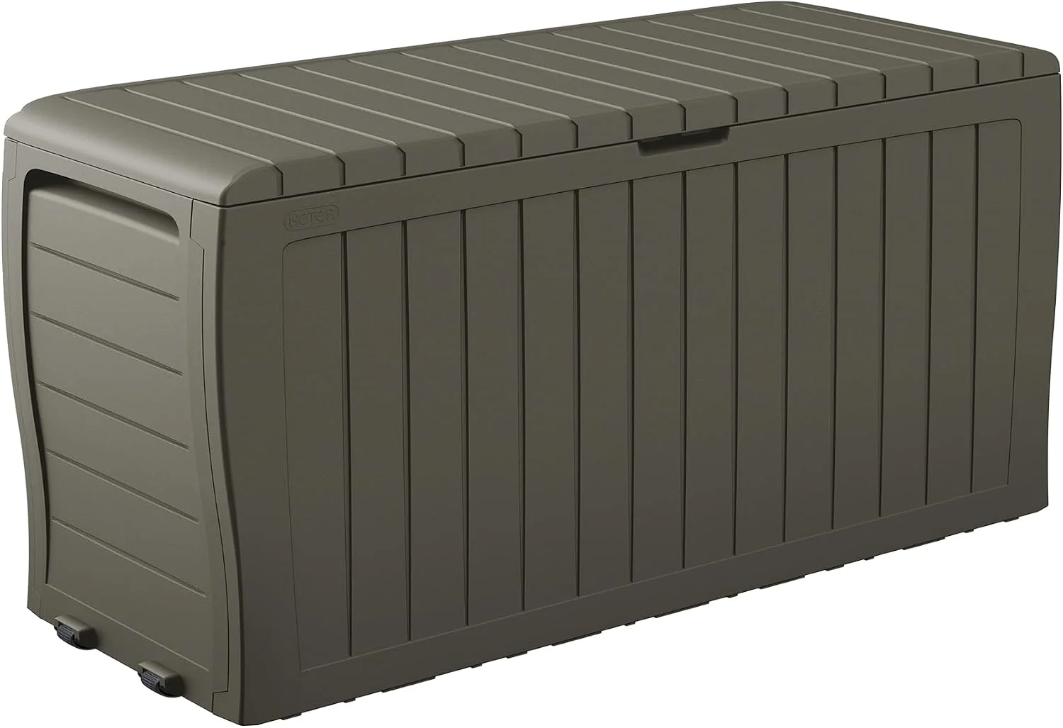 Keter Marvel Plus 71 Gallon Resin Deck Box-Organization and Storage for Patio Storage Box Outdoor Cushions - Image 3