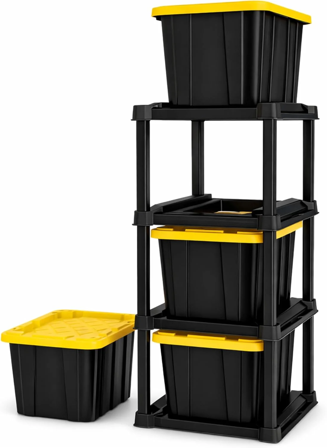 Sterilite 4-Pack 27 Gallon Industrial Storage Tote, Heavy-Duty Plastic Bins - Image 12