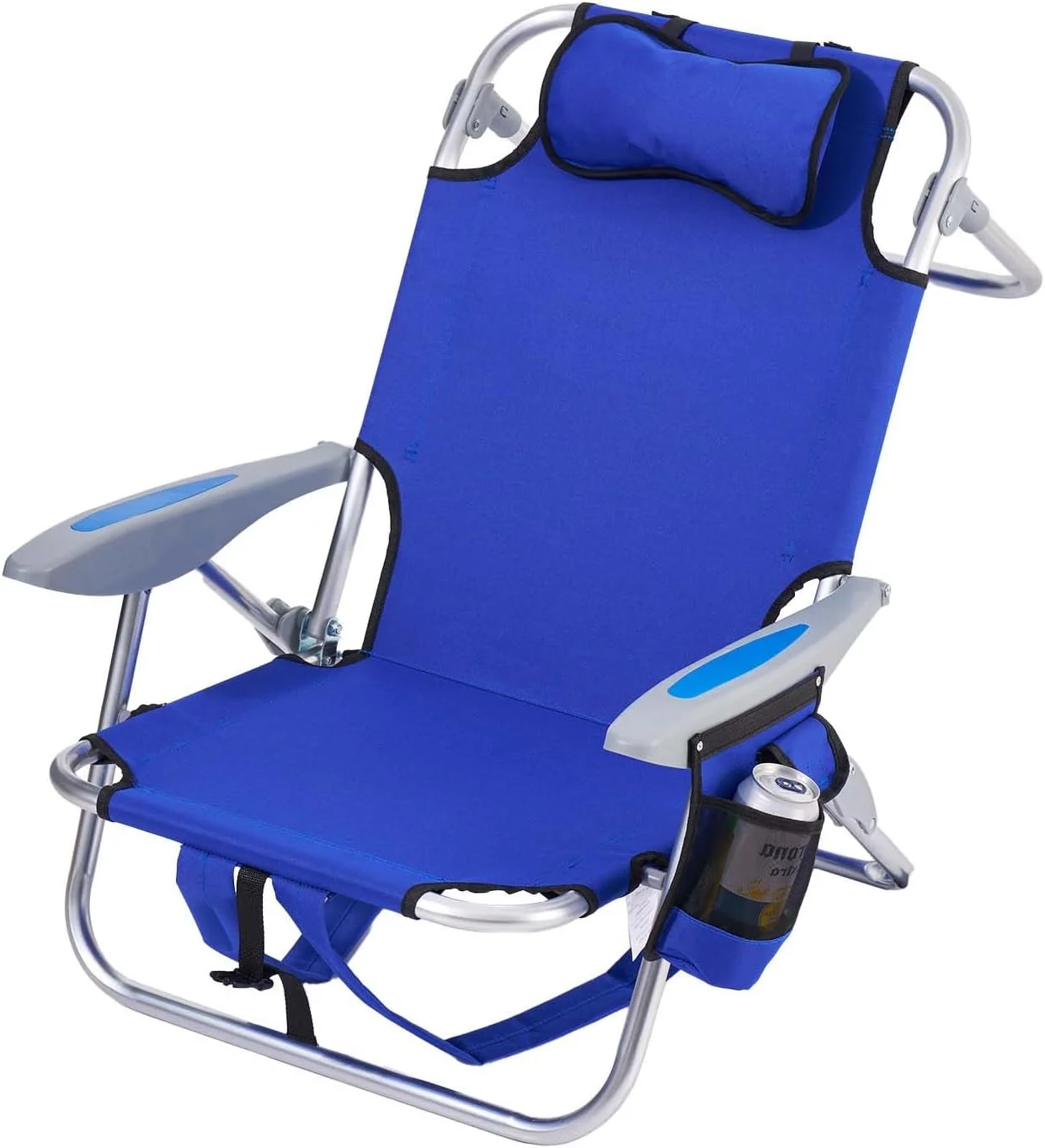 Canpsky 2 Pack Lightweight Portable Camping Beach Chair for Adults, Outdoor Lay Flat Folding Beach Chairs with 5 - Image 13