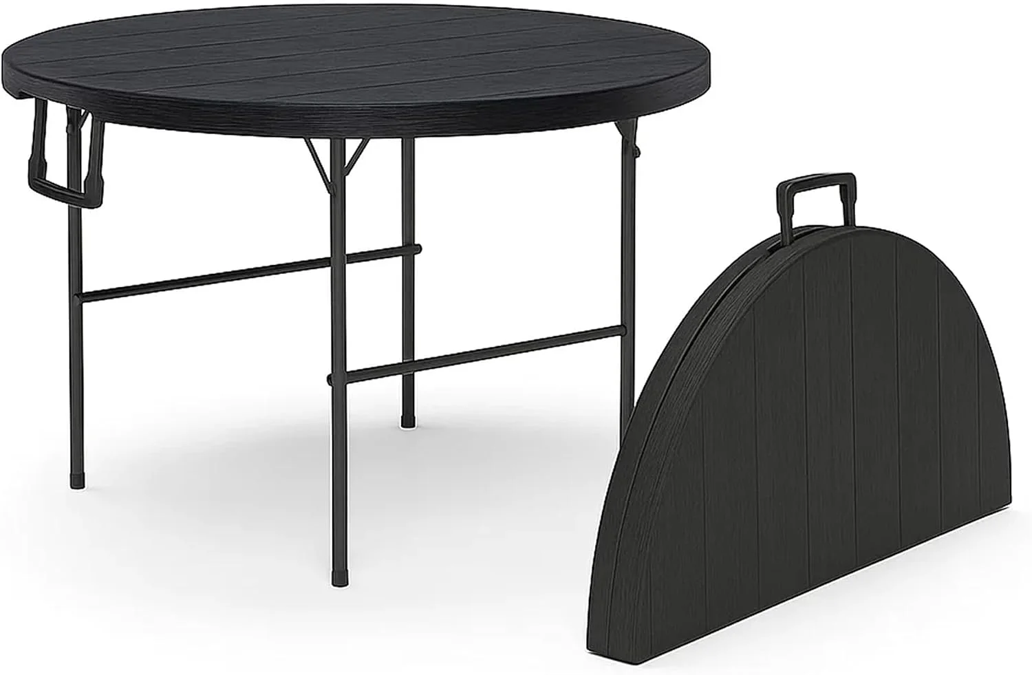 Our Modern Space 8 Feet Foldable Table with Built in Handle & Steel Legs, Heavy Duty Portable - Image 13