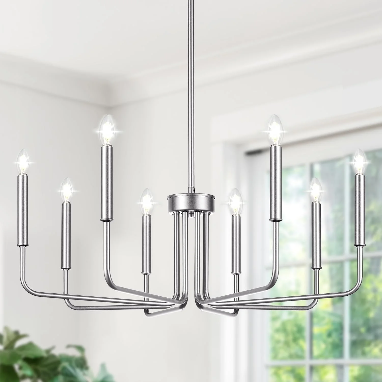 6-Light Farmhouse Chandelier for Dining Room Lighting Fixtures Hanging - Image 16