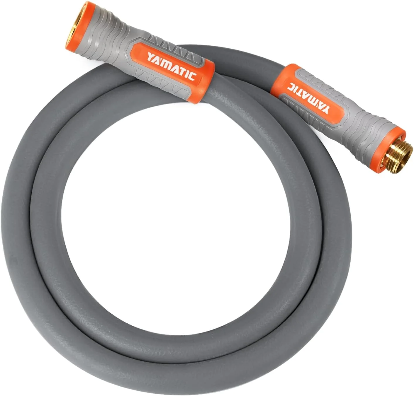 YAMATIC Flexible Garden Hose 5/8 x 75ft, 360° Swivel Handle, Burst 600 PSI, 75 Foot Heavy Duty Water Hose for - Image 8