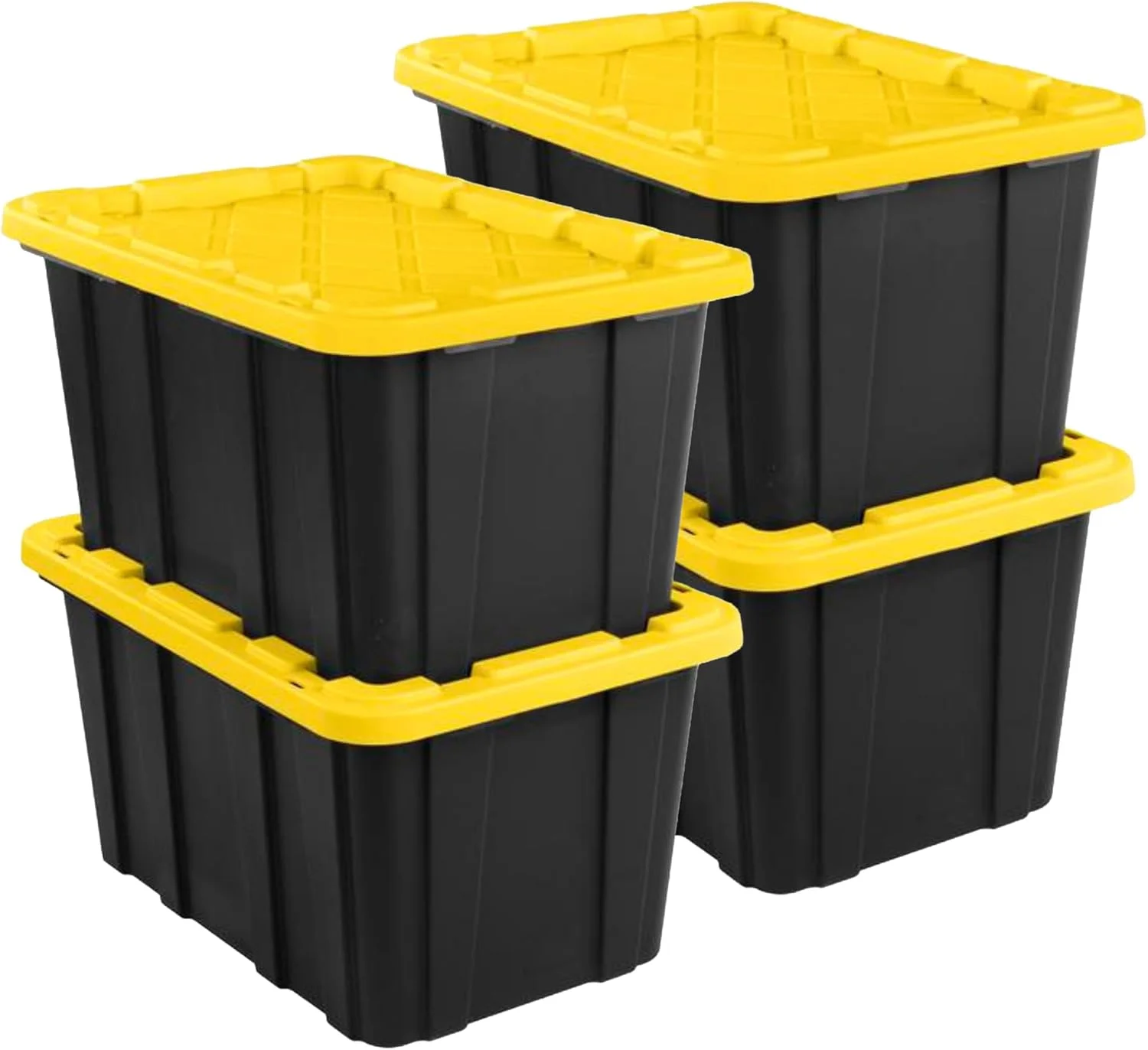 Sterilite 4-Pack 27 Gallon Industrial Storage Tote, Heavy-Duty Plastic Bins - Image 16