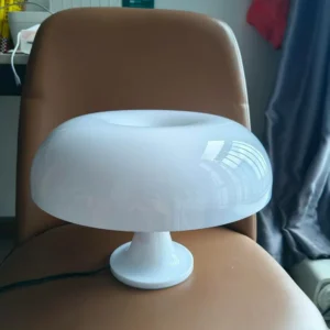 Alternative view of Anykonio Orange Mushroom Lamp, Bulb Included, Mid Century Modern Table Lamp for Bedroom