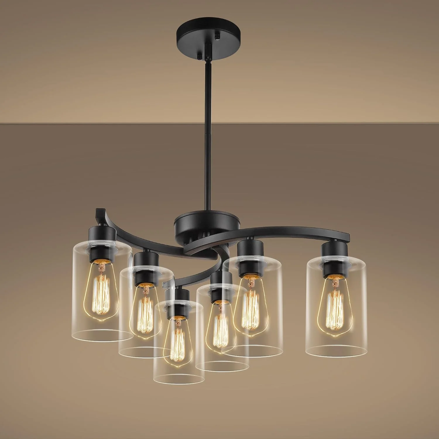 Sigaitwei 6 Light Modern Chandeliers for Dining Room - Image 6