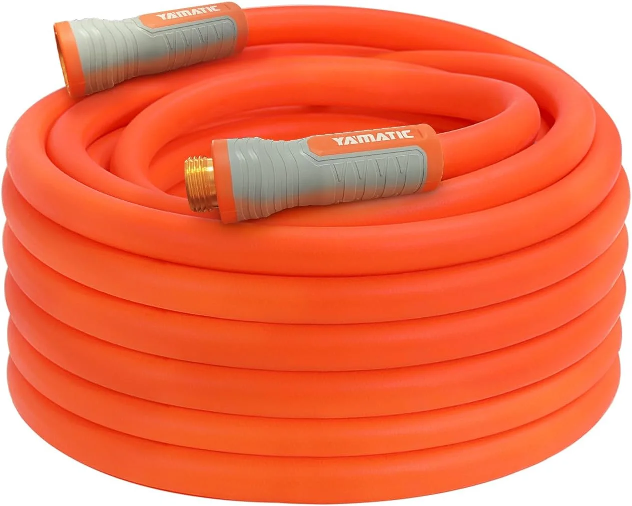 YAMATIC Flexible Garden Hose 5/8 x 75ft, 360° Swivel Handle, Burst 600 PSI, 75 Foot Heavy Duty Water Hose for - Image 16