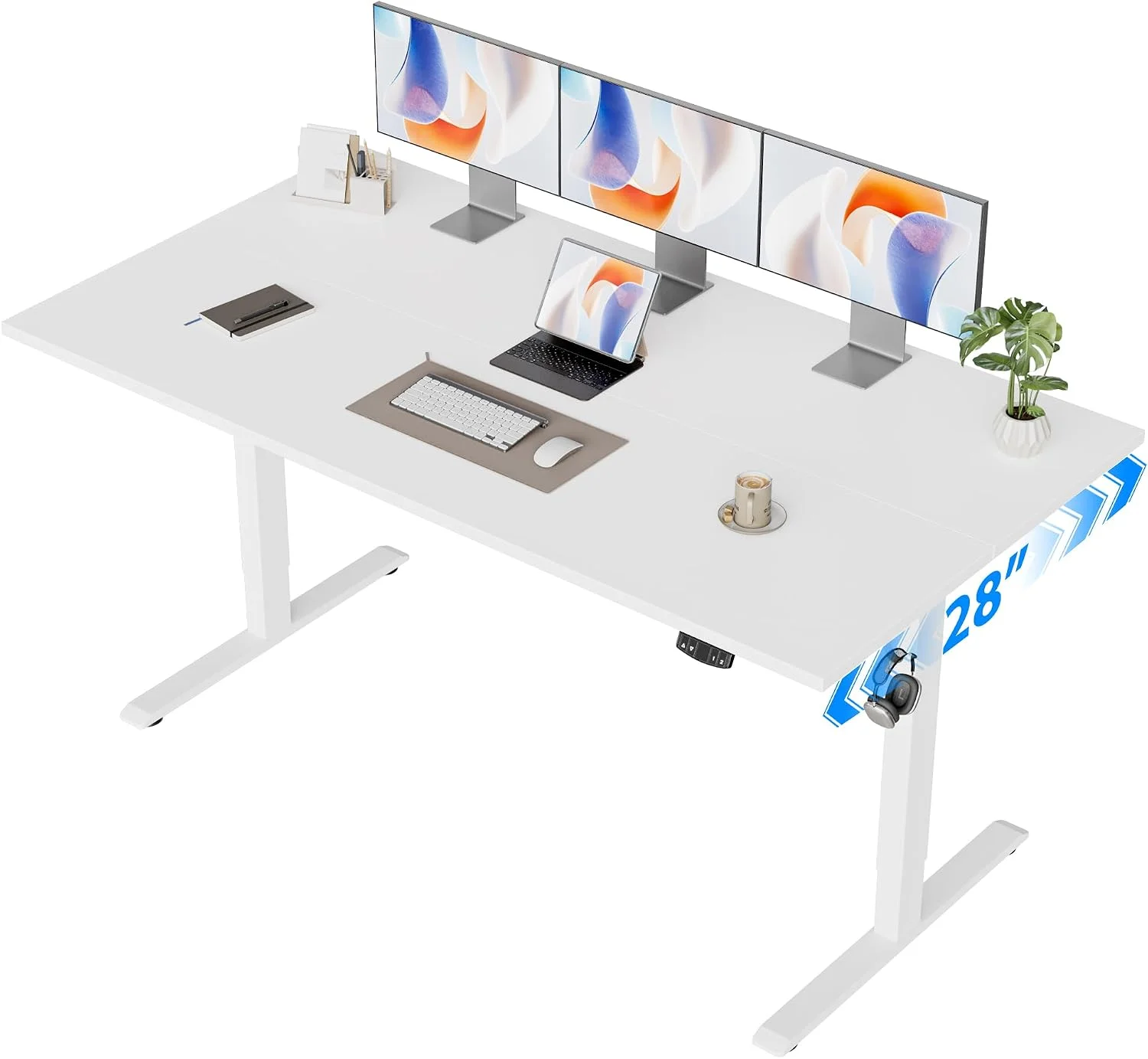 Agilestic Electric Standing Desk, 48 x 24 Inches Height Adjustable Desk - Image 37