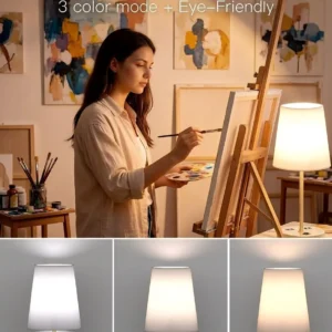Alternative view of Addtam Bedroom Table Lamp, Dimmable