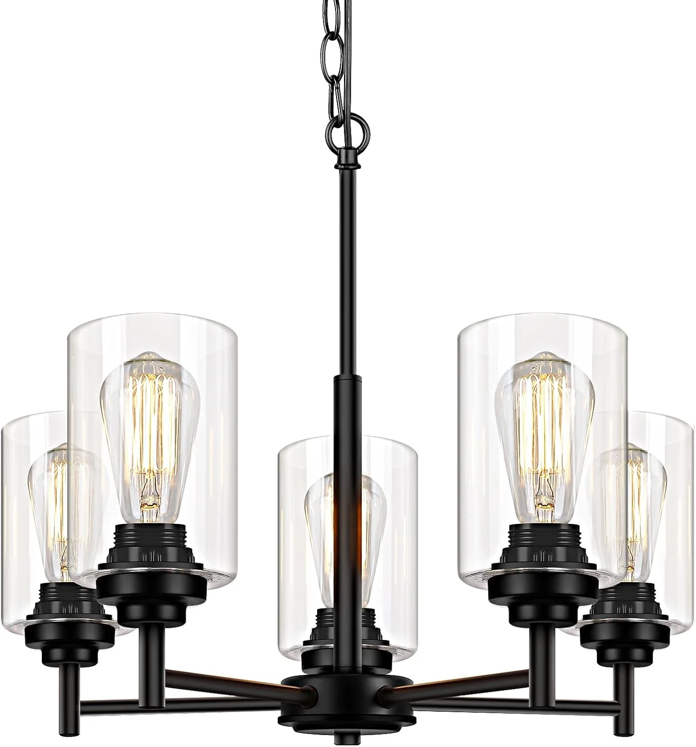 Sucolite 33.5'' Dia 8-Light Chandelier for Dining Room Kitchen Island - Image 9